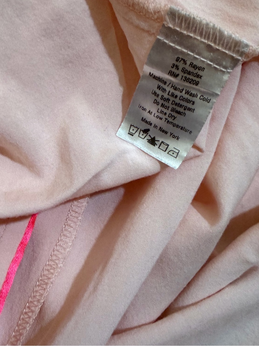 Hatch Pajama Set Pink Two Piece Top & Bottom Hatch Size 1 / 4-6 / S - Picture 9 of 12